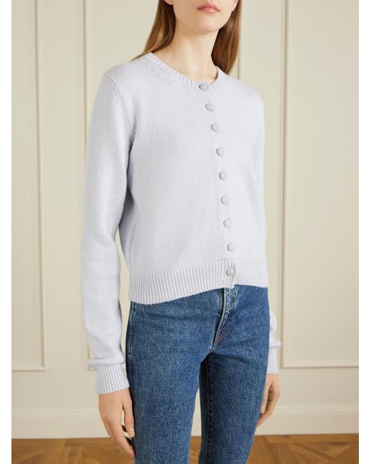 Khaite Blue Everheart Cardigan
