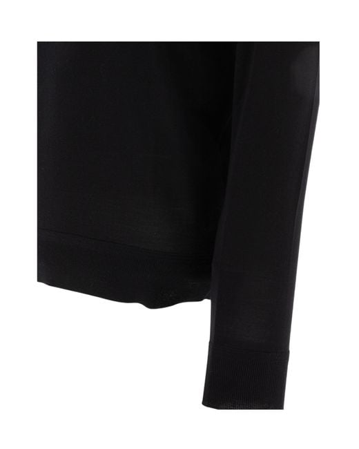 Tom Ford Brown Crewneck Fine-Knit Jumper for men