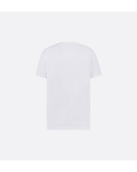 Dior White Homme Icons Regular Fit T-Shirt for men