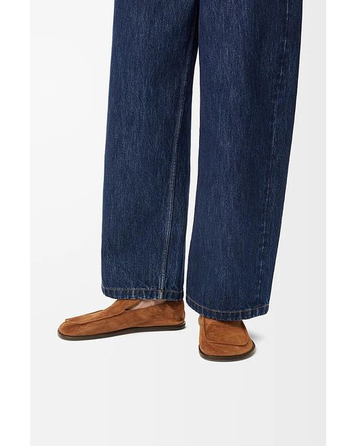 Loewe Brown Flex Deconstructed Moccasins for men