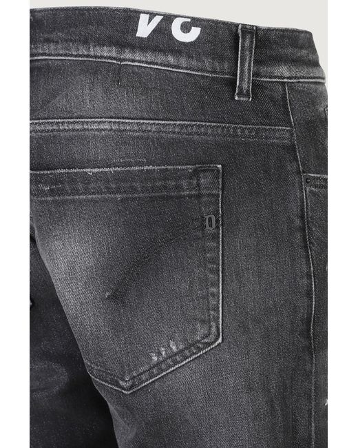 Dondup Gray George Ripped Jeans for men