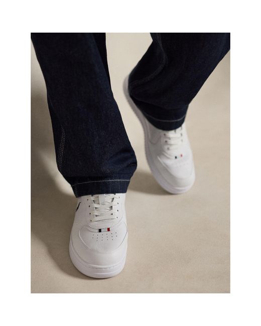 Polo Ralph Lauren White Minimalist Versatile Sneakers for men