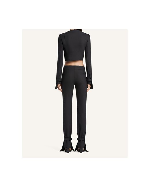 Courreges Black Courrèges Oblique Tailored Jacket