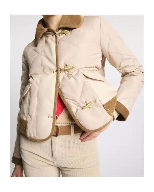 Fay Natural Diamond-Quilted 3 Ganci