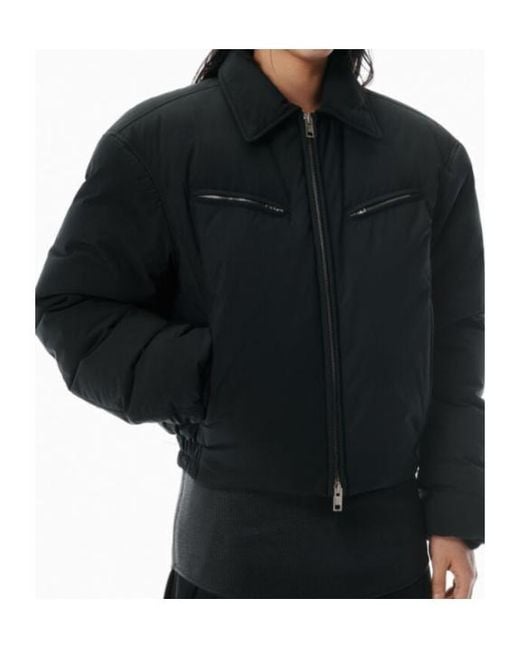 Alexander Wang Black Essential Padded Jacket
