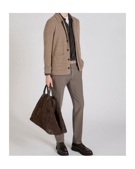 Incotex Gray Classic Regular Chino for men