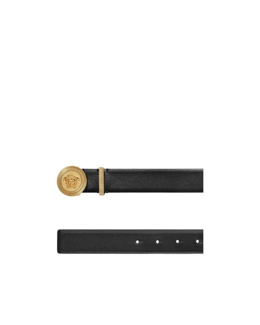 Versace White Medusa Logo Buckle Belt for men