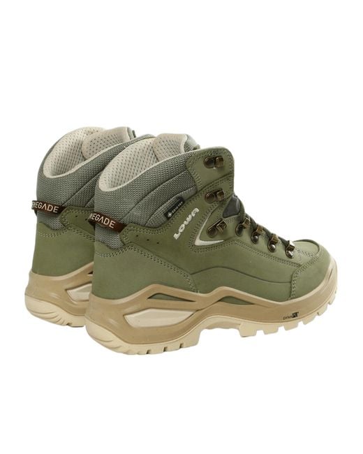 Lowa Green Renegade Lace-Up Boots