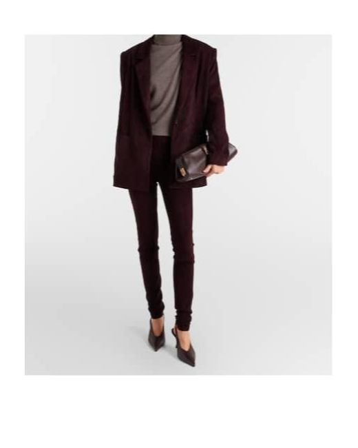 Stouls Purple Berliner Suede Blazer