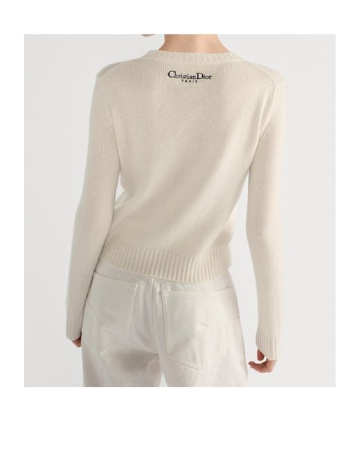 Dior White Sweater