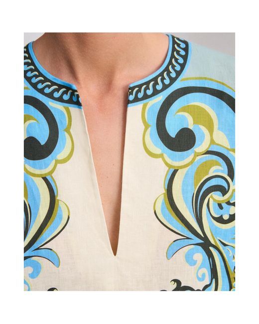 ALÉMAIS Blue Natalia Maxi Dress