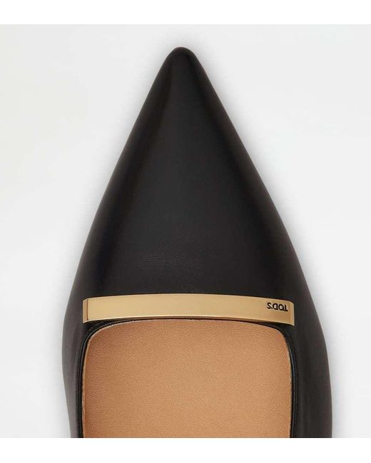 Tod's Black Pointed High Heels