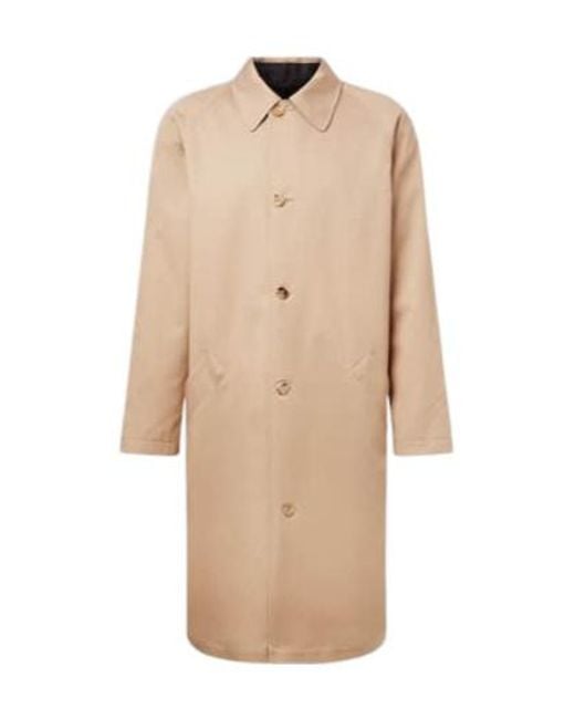 Gabriela Hearst Natural Cotton Gabardine Trench Coat for men