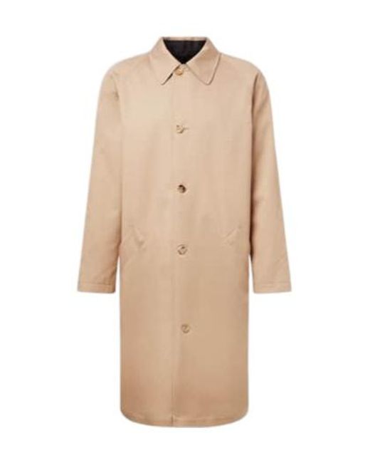 Gabriela Hearst Natural Cotton Gabardine Trench Coat for men