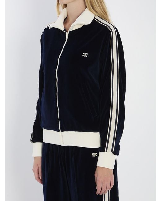 Céline Blue Tracksuit Jacket