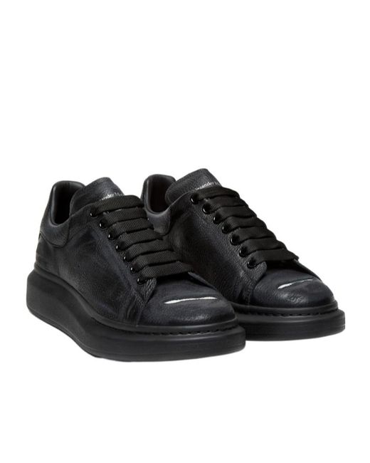 McQueen Black Oversized Sneaker for men
