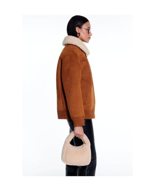 Stand Studio Brown Lillee Zip-Up Coat