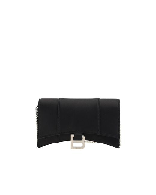 Balenciaga Black Hourglass Wallet
