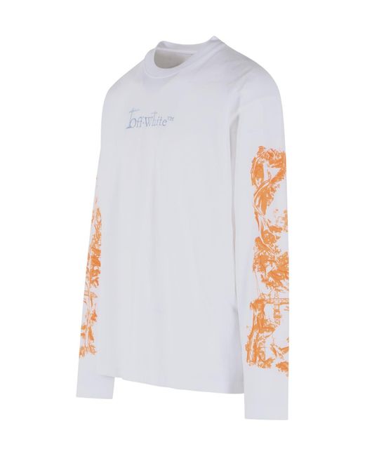 Off-White c/o Virgil Abloh White City Nature Long-Sleeve T-Shirt for men