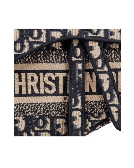Dior White Saddle Bag