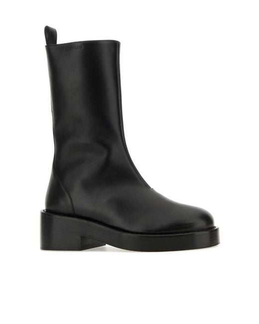 Courreges Black Ankle Boots