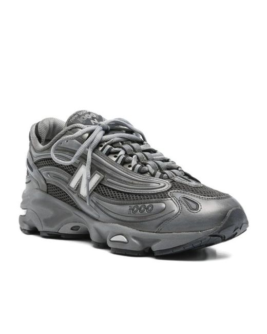 New Balance Gray 1000 Lace-Up Sneakers for men