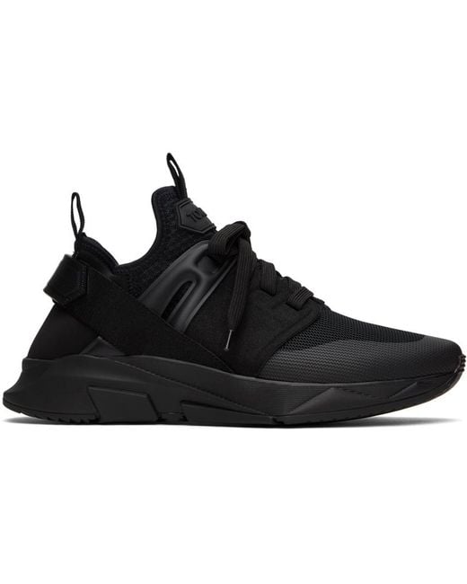 Tom Ford Black Jago Low-Top Sneakers for men