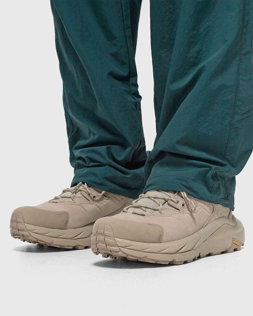 Hoka One One Gray Transport Suede Sneakers for men