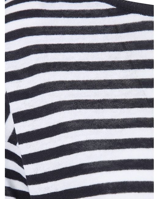 Baserange Blue Striped Sweater
