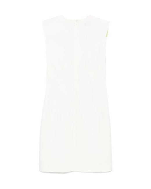 Moschino White Sleeveless Dress