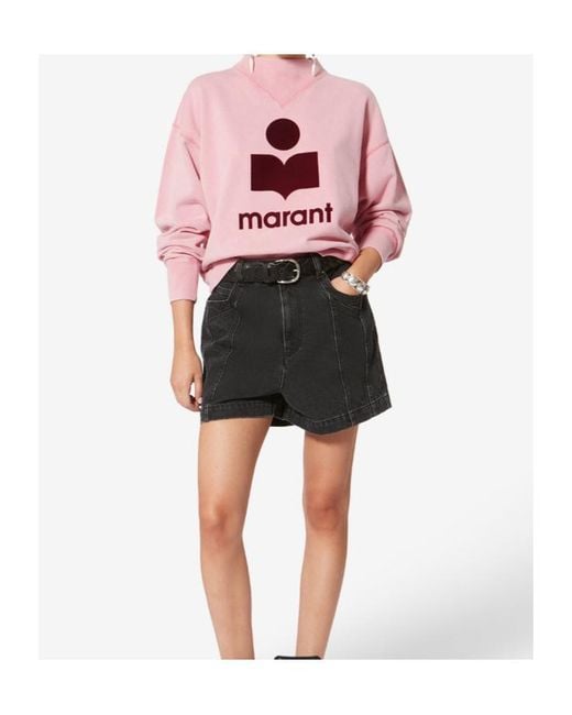 Isabel Marant Pink Isabel Marant Étoile Moby Crewneck Sweatshirt