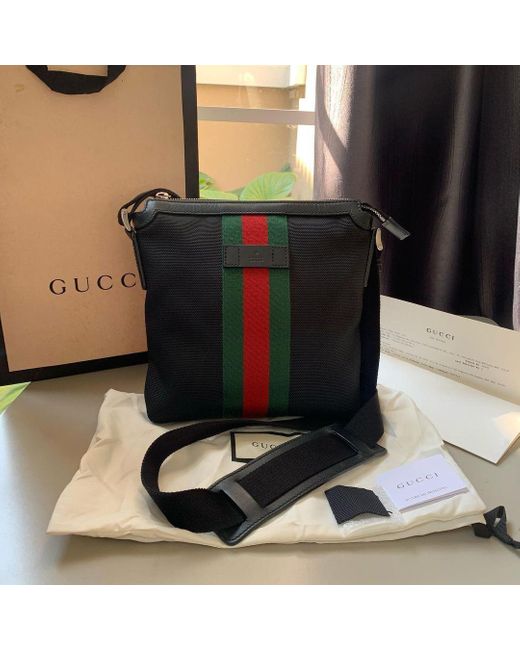 Gucci Black Double G And Shoulder Bag for men
