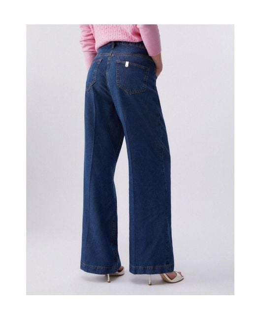 Liu Jo Blue High-Waist Flared Jeans