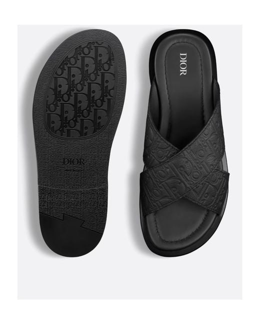Dior Black Alias Sandal for men