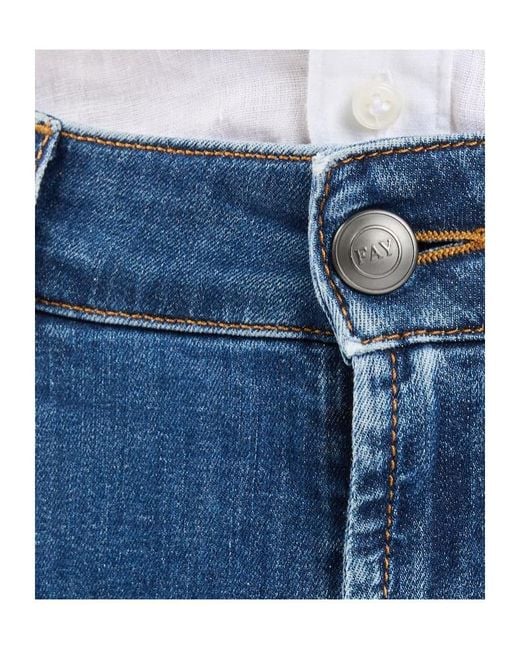 Fay Blue Slim Fit Jeans for men