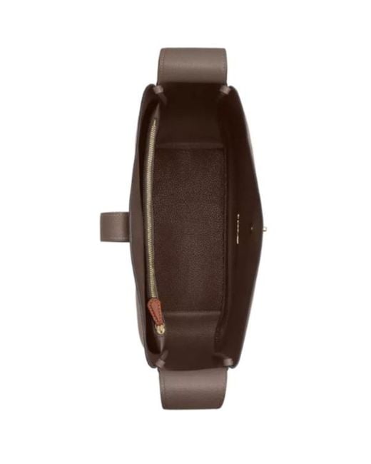 COACH Brown Hadley Large Shoulder Bag