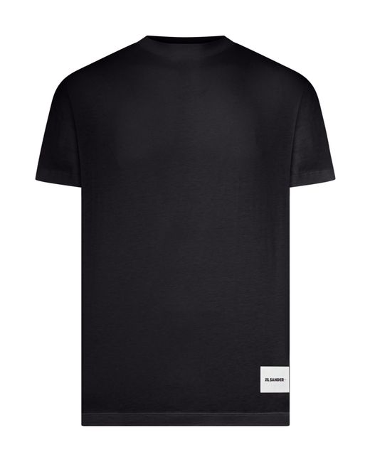 Jil Sander Multicolor Logo Patch Crewneck Pack Of Three T-Shirt for men