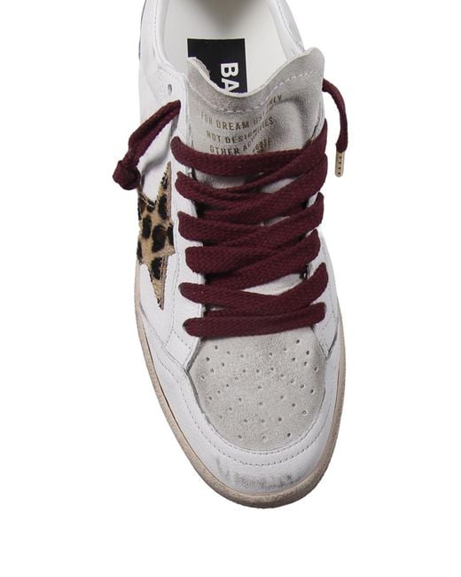 Golden Goose Deluxe Brand Pink Ball Star Glittered Sneakers