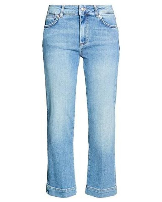 Sportmax Blue Medium Straight-Leg Jeans