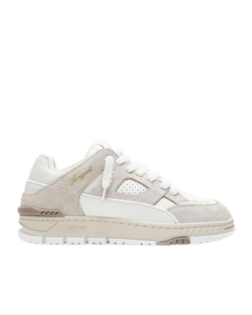 Axel Arigato White Recycled Suede Sneakers