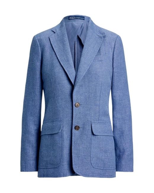 Polo Ralph Lauren Blue Single-Breasted Blazer