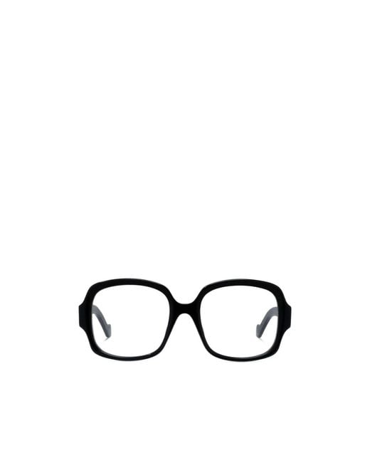 Loewe White Square Frame Glasses