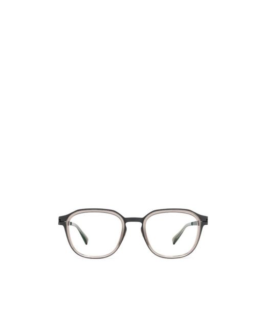 Mykita White Hawi Round Frame Glasses for men