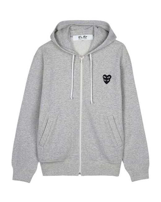 Comme des Garçons Gray Long-Sleeve Sweatshirt for men