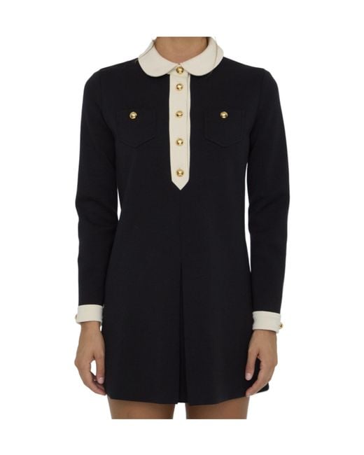 Céline Black Wool Dress