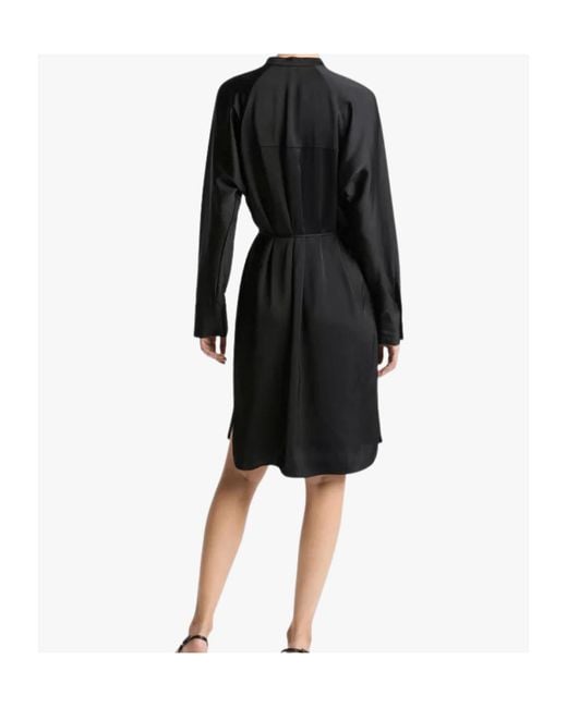 Vince Black Long Sleeve Dress