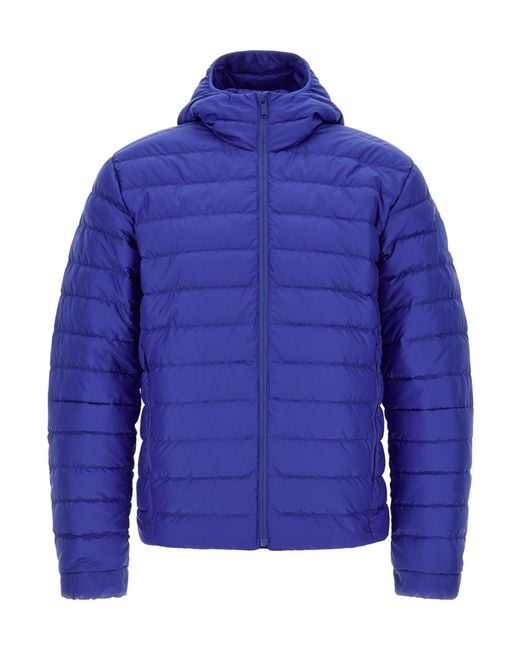Canada Goose Blue Stratus Tonal Label Hooded Jacket for men