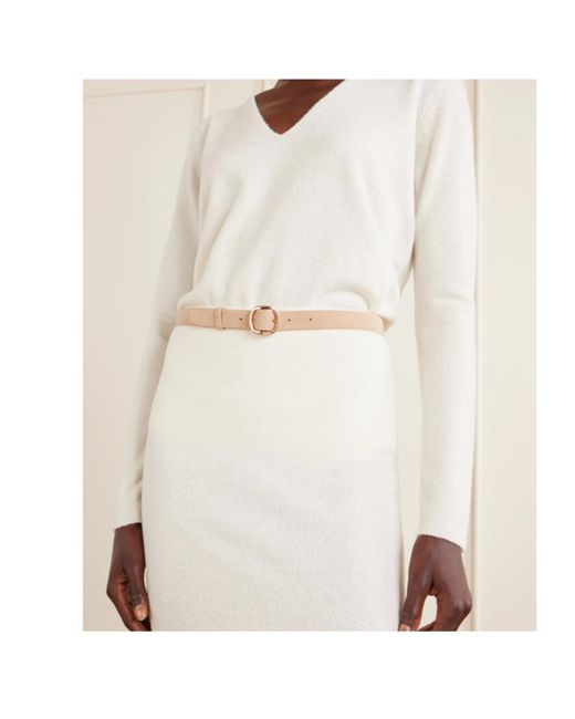 Gabriela Hearst Pink Buckle Belt