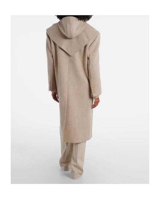 Magda Butrym Natural Long-Sleeved Coat