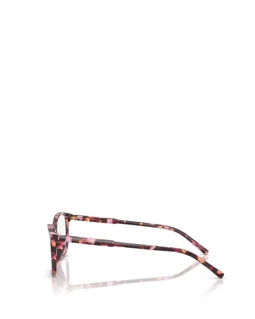 Dolce & Gabbana White Eyewear Square Frame Glasses